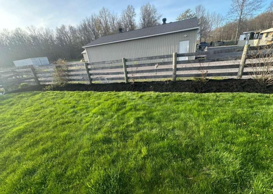 Completed landscaping project by KP Landscaping in Buffalo NY