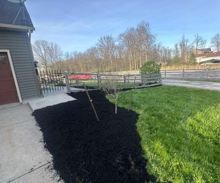Completed landscaping project by KP Landscaping in Buffalo NY