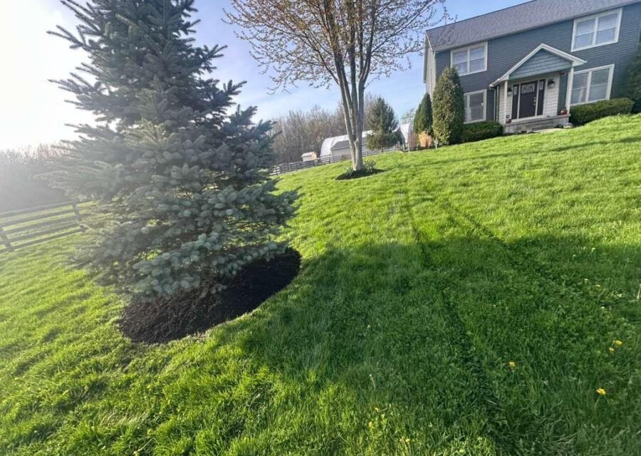 Completed landscaping project by KP Landscaping in Buffalo NY