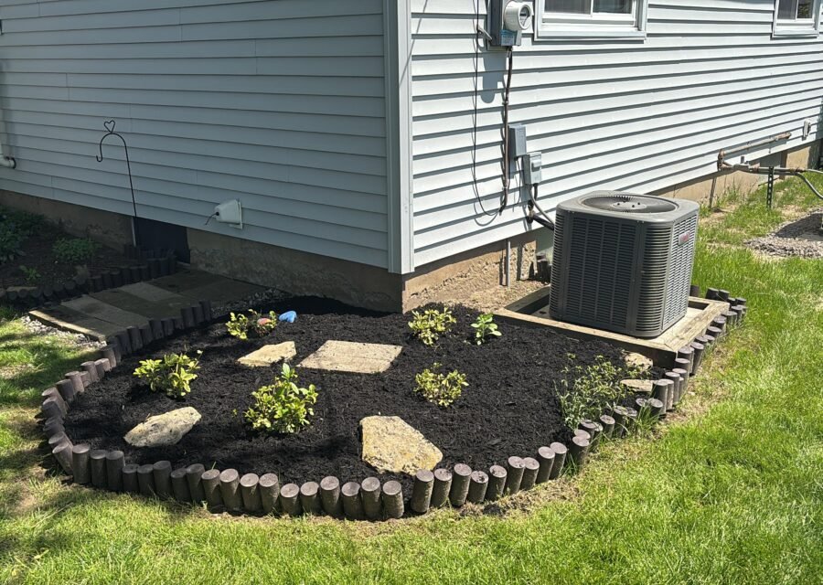 Completed landscaping project by KP Landscaping in Buffalo NY