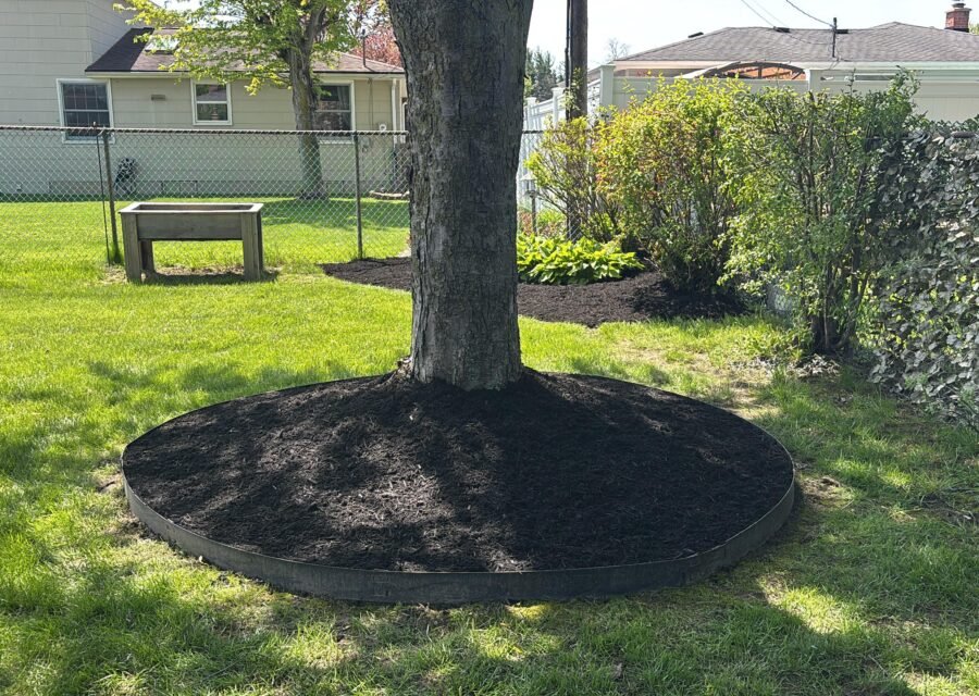Completed landscaping project by KP Landscaping in Buffalo NY