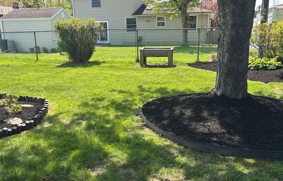 Completed landscaping project by KP Landscaping in Buffalo NY