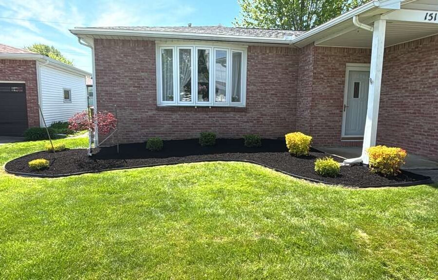 Completed landscaping project by KP Landscaping in Buffalo NY
