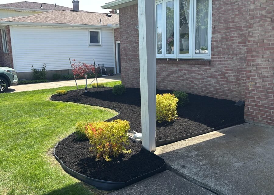 Completed landscaping project by KP Landscaping in Buffalo NY