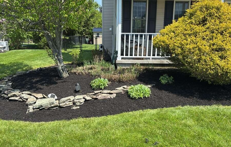 Completed landscaping project by KP Landscaping in Buffalo NY