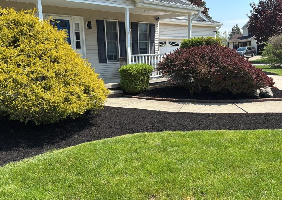 Completed landscaping project by KP Landscaping in Buffalo NY