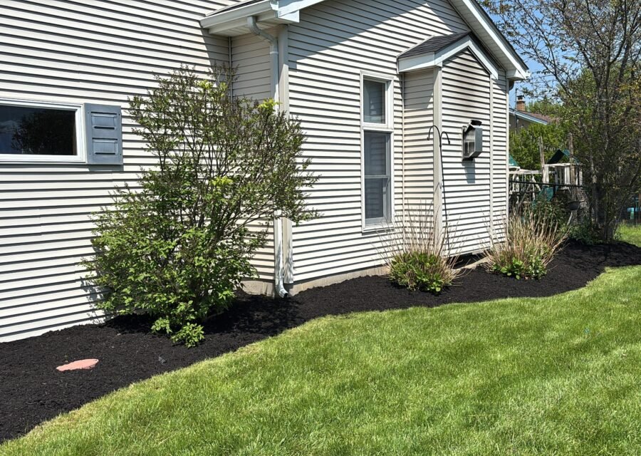Completed landscaping project by KP Landscaping in Buffalo NY