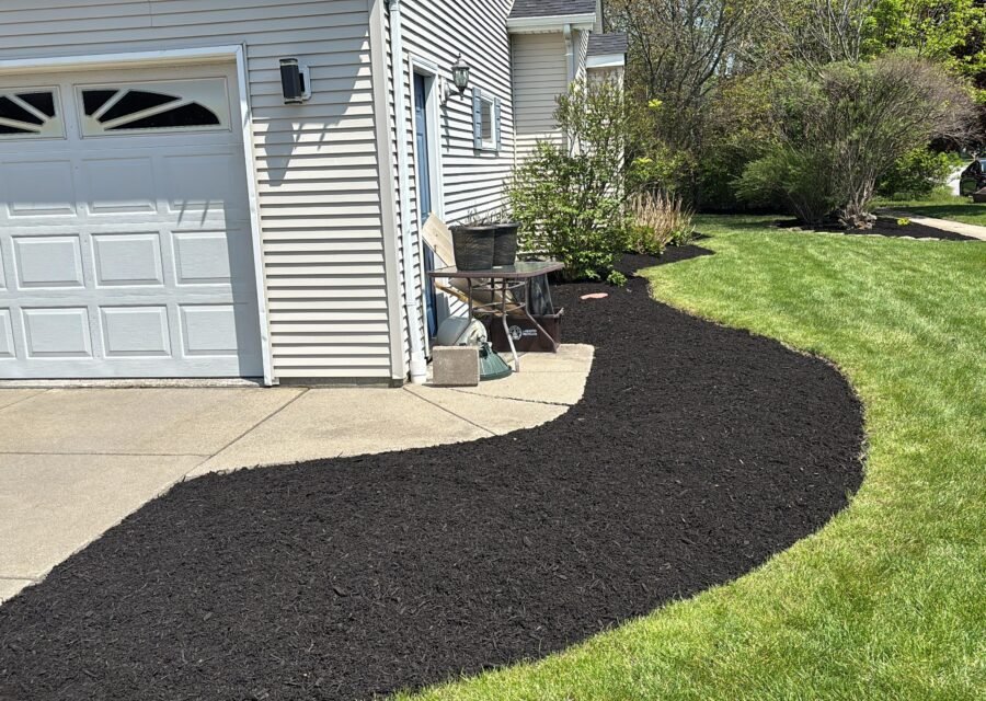 Completed landscaping project by KP Landscaping in Buffalo NY