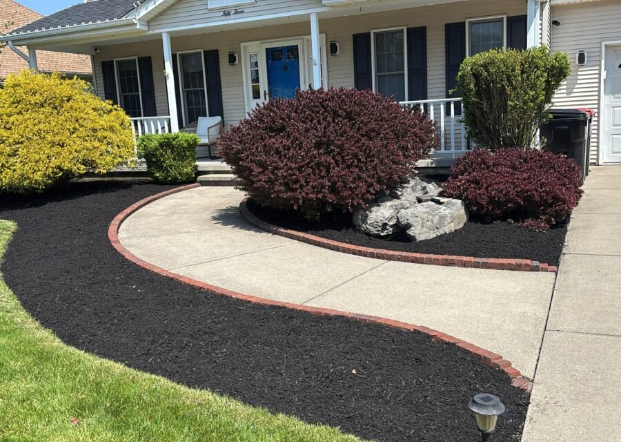Completed landscaping project by KP Landscaping in Buffalo NY