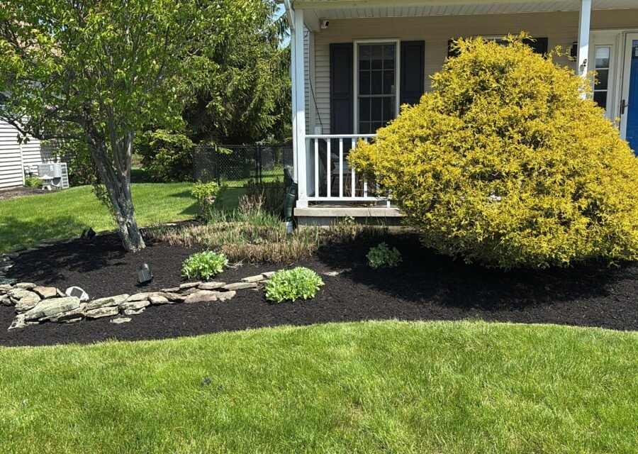 Completed landscaping project by KP Landscaping in Buffalo NY