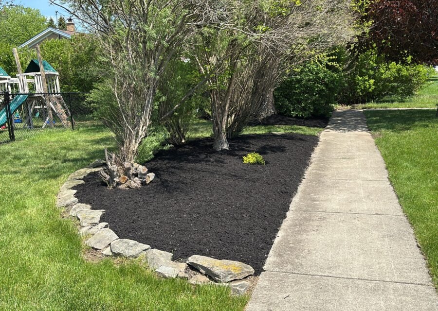 Completed landscaping project by KP Landscaping in Buffalo NY