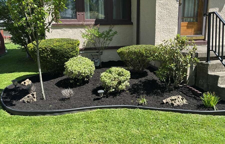 Completed landscaping project by KP Landscaping in Buffalo NY