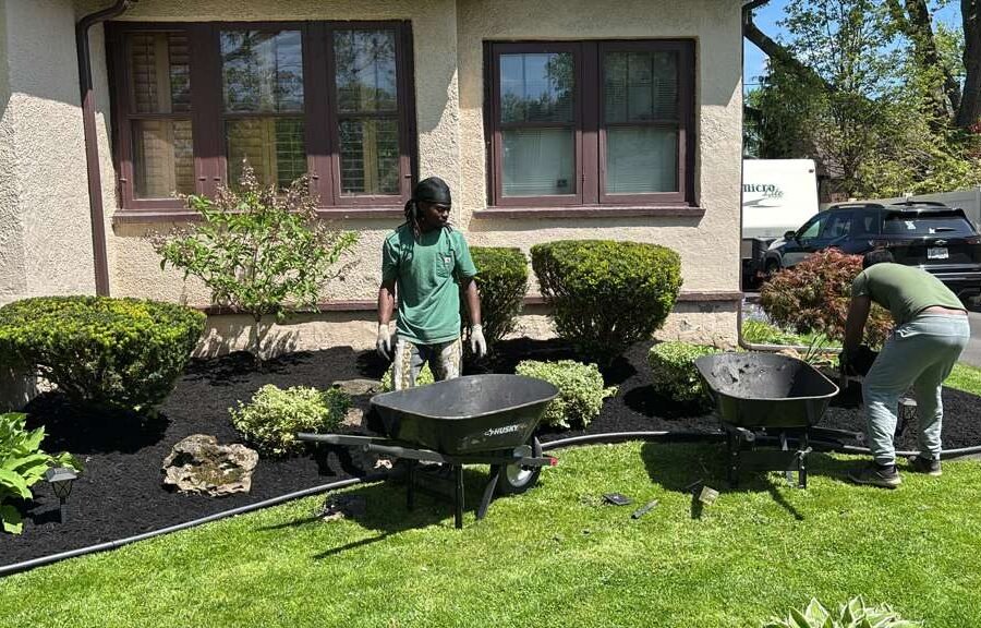 Completed landscaping project by KP Landscaping in Buffalo NY
