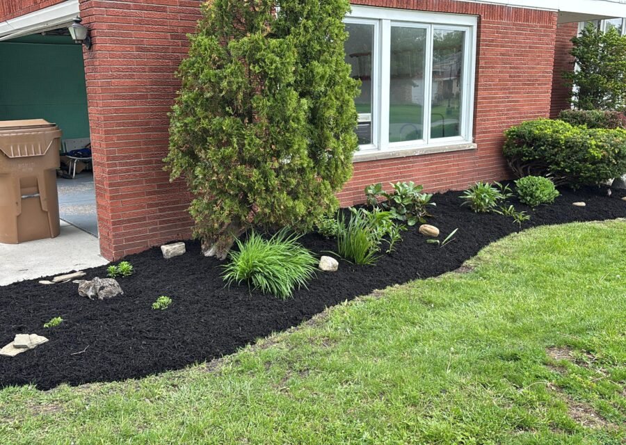 Completed landscaping project by KP Landscaping in Buffalo NY