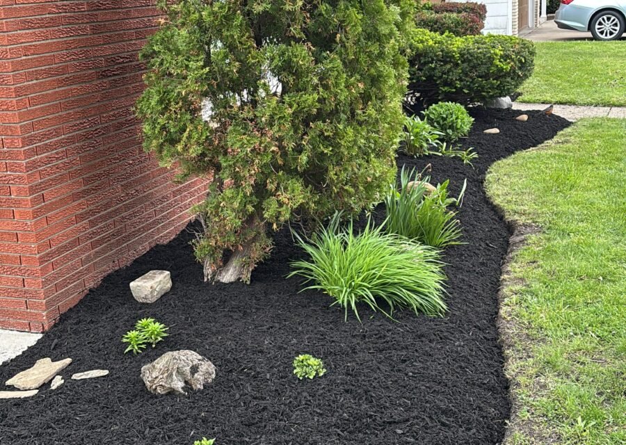 Completed landscaping project by KP Landscaping in Buffalo NY
