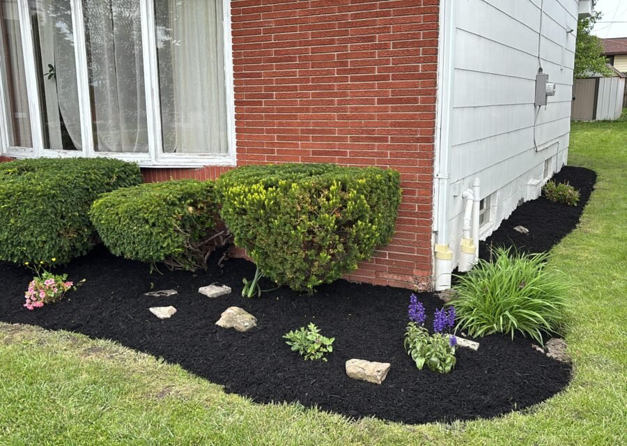 Completed landscaping project by KP Landscaping in Buffalo NY