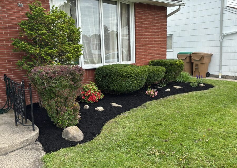 Completed landscaping project by KP Landscaping in Buffalo NY