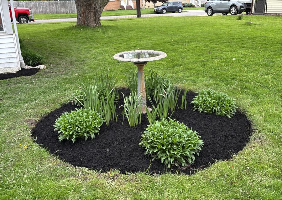 Completed landscaping project by KP Landscaping in Buffalo NY