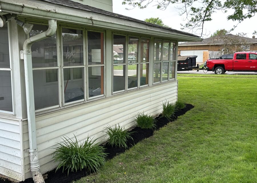 Completed landscaping project by KP Landscaping in Buffalo NY