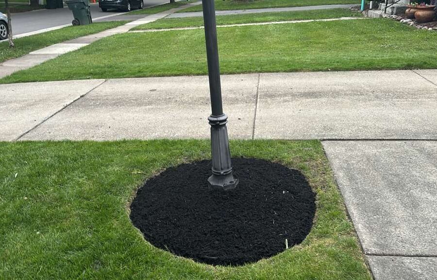 Completed landscaping project by KP Landscaping in Buffalo NY