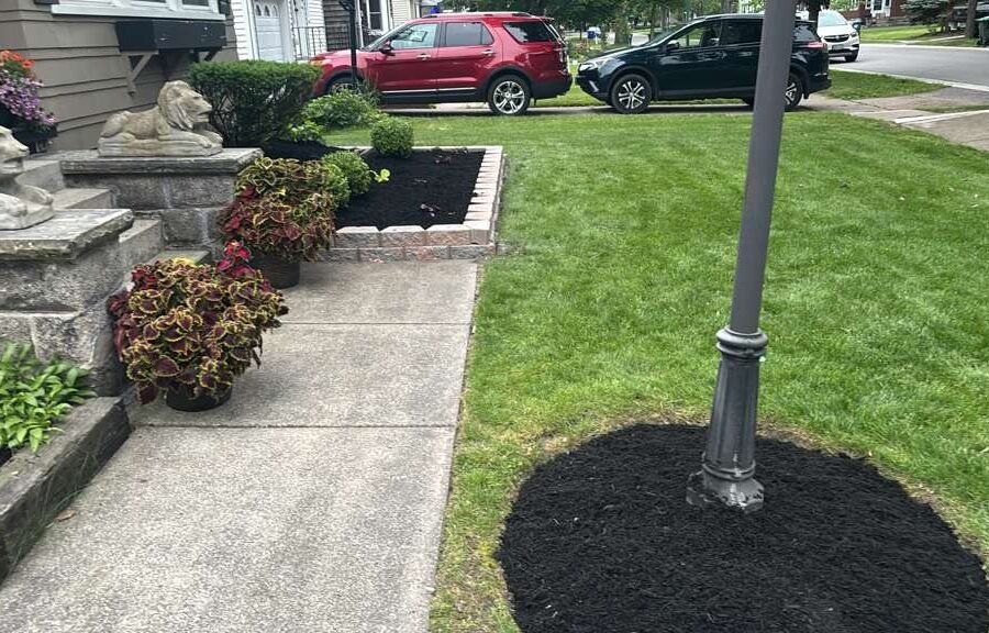 Completed landscaping project by KP Landscaping in Buffalo NY
