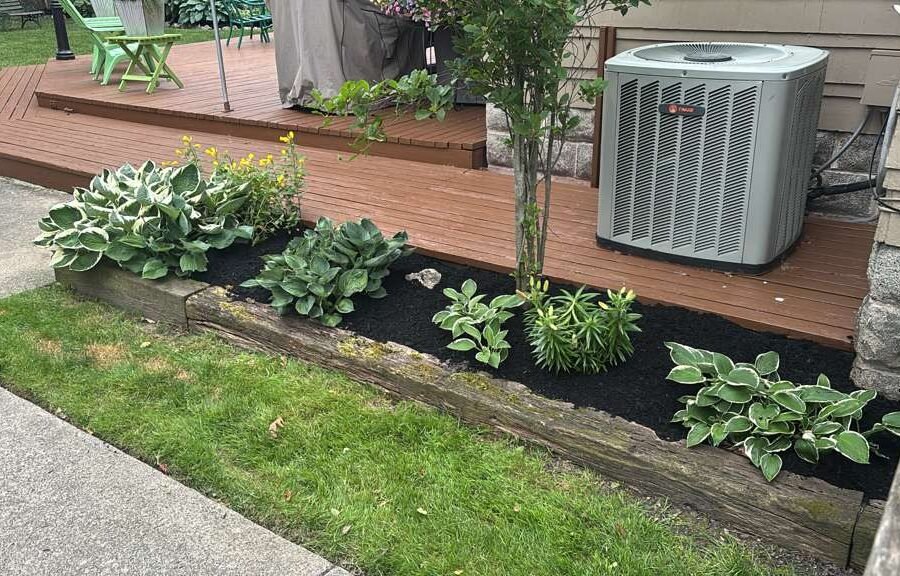 Completed landscaping project by KP Landscaping in Buffalo NY