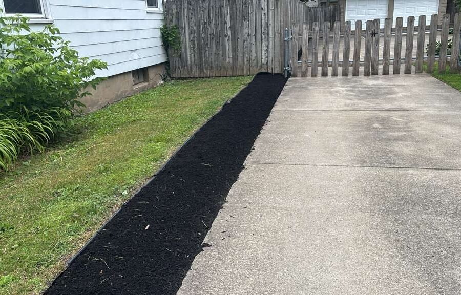 Completed landscaping project by KP Landscaping in Buffalo NY