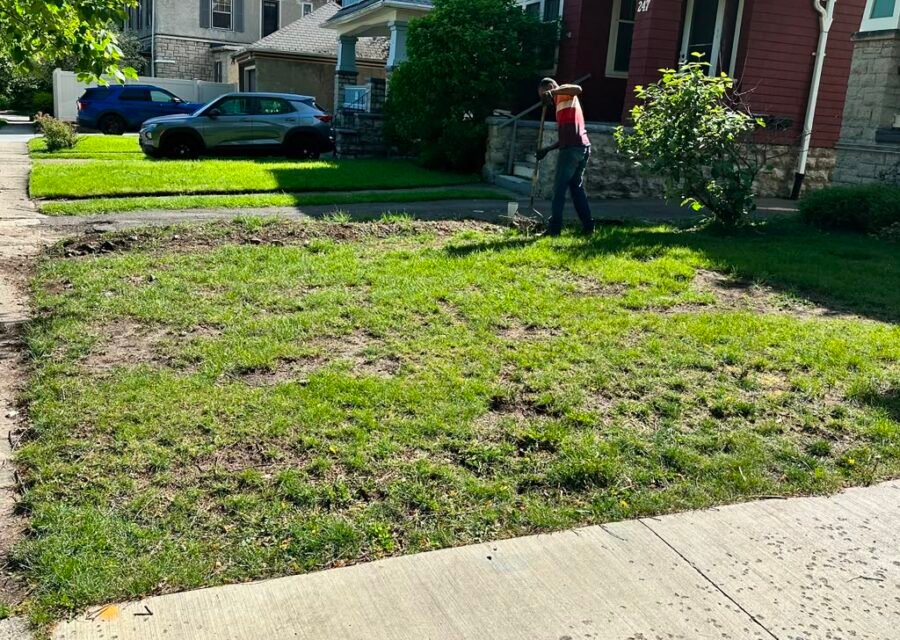 Completed landscaping project by KP Landscaping in Buffalo NY