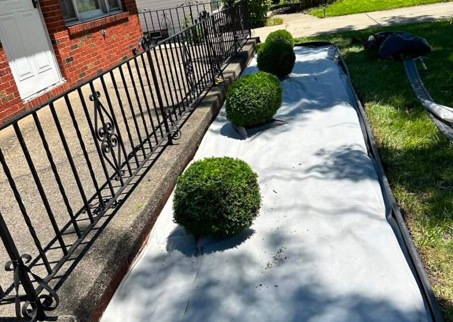 Completed landscaping project by KP Landscaping in Buffalo NY