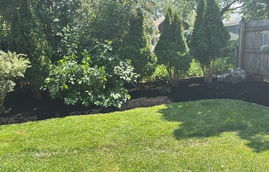 Completed landscaping project by KP Landscaping in Buffalo NY