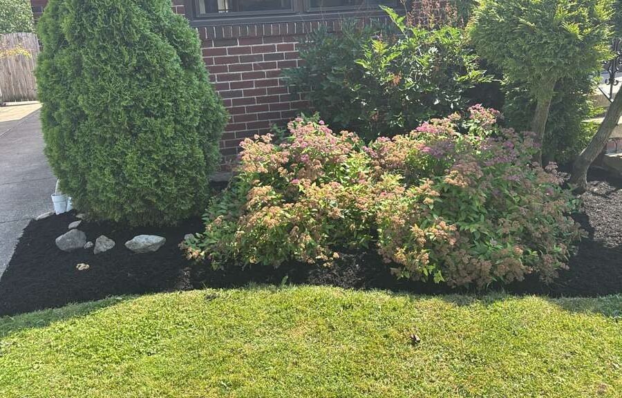 Completed landscaping project by KP Landscaping in Buffalo NY
