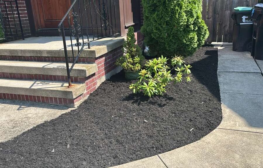 Completed landscaping project by KP Landscaping in Buffalo NY