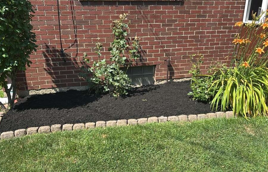 Completed landscaping project by KP Landscaping in Buffalo NY
