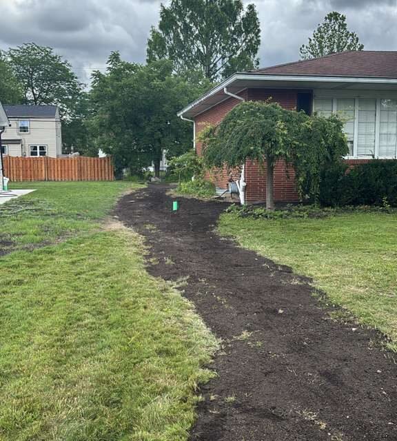 Completed landscaping project by KP Landscaping in Buffalo NY