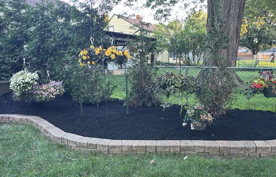 Completed landscaping project by KP Landscaping in Buffalo NY