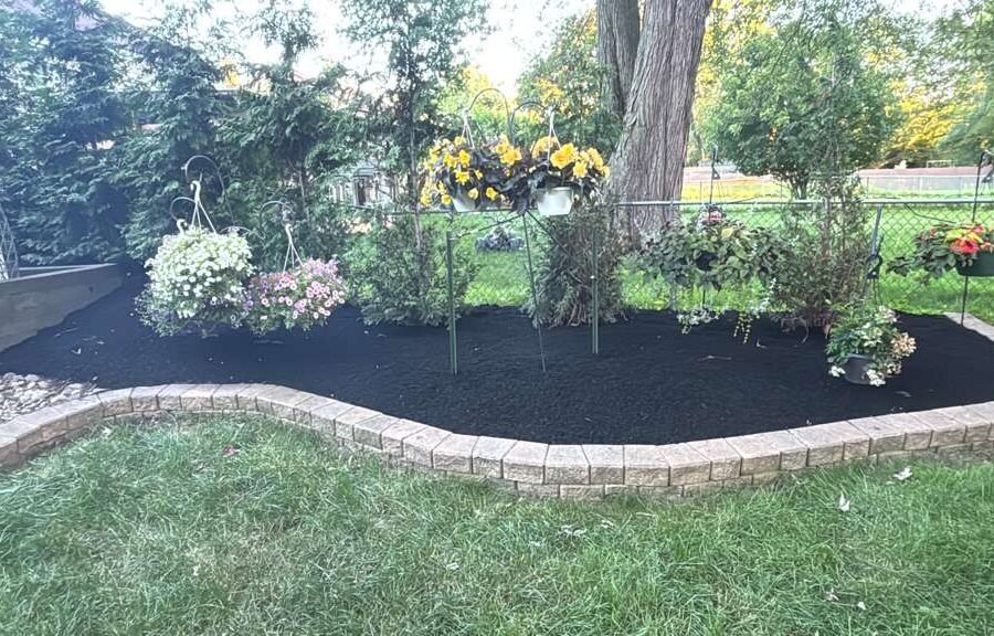 Completed landscaping project by KP Landscaping in Buffalo NY