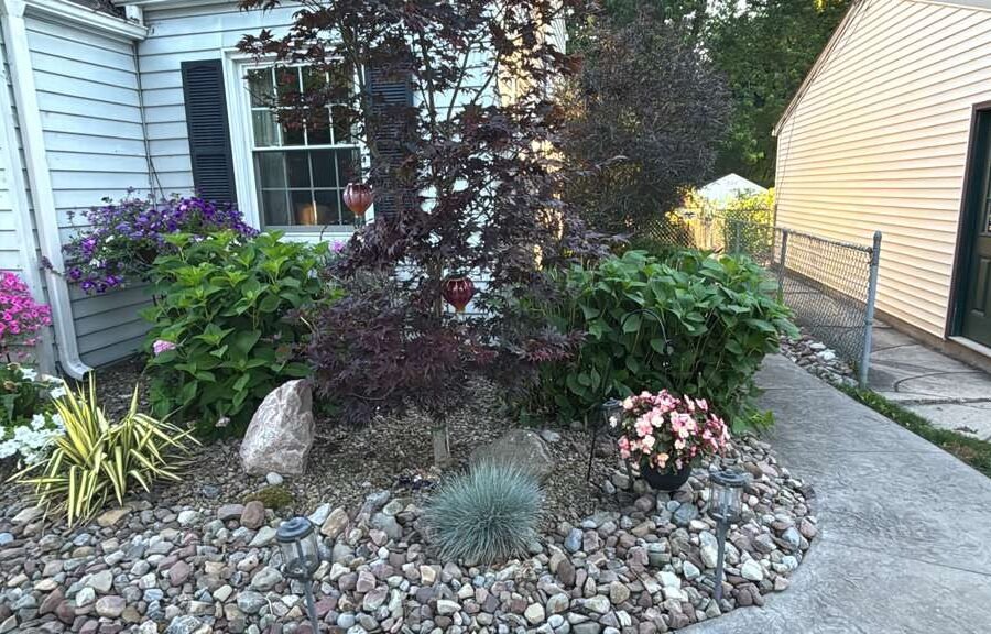 Completed landscaping project by KP Landscaping in Buffalo NY