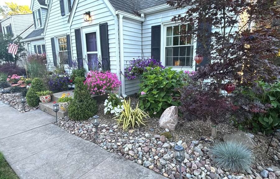 Completed landscaping project by KP Landscaping in Buffalo NY