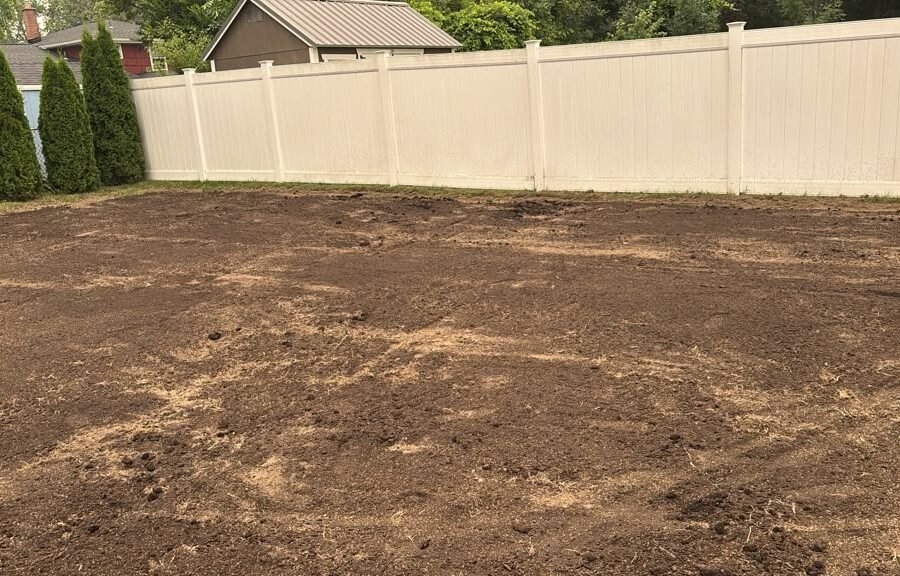 Completed landscaping project by KP Landscaping in Buffalo NY