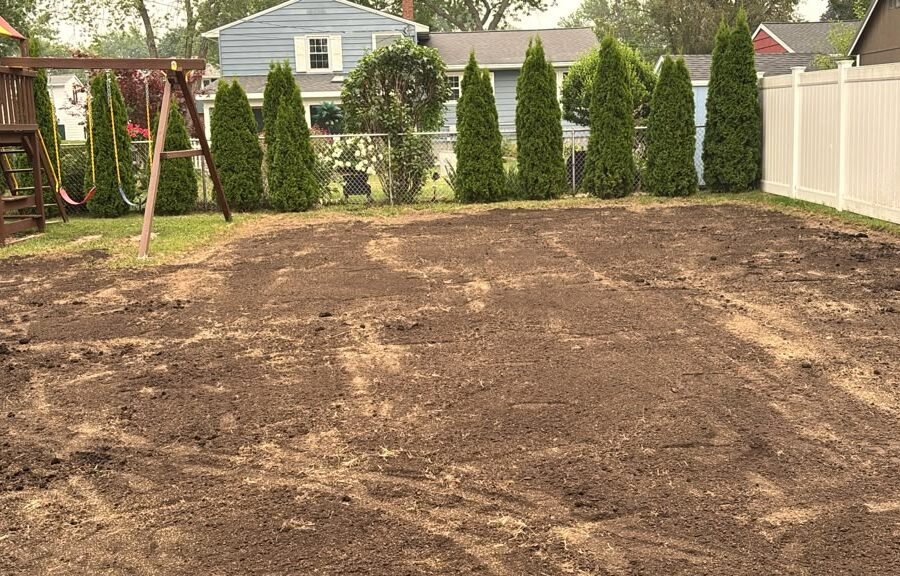 Completed landscaping project by KP Landscaping in Buffalo NY