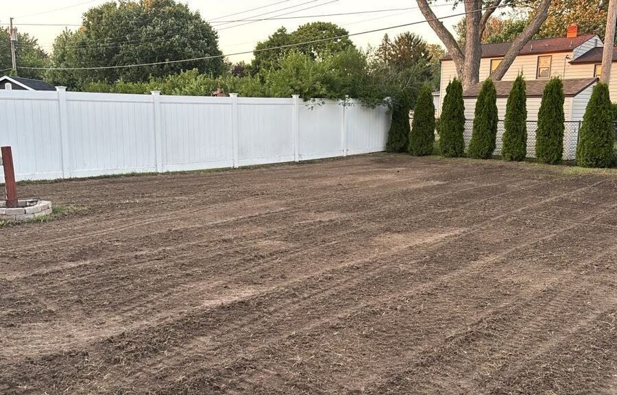 Completed landscaping project by KP Landscaping in Buffalo NY