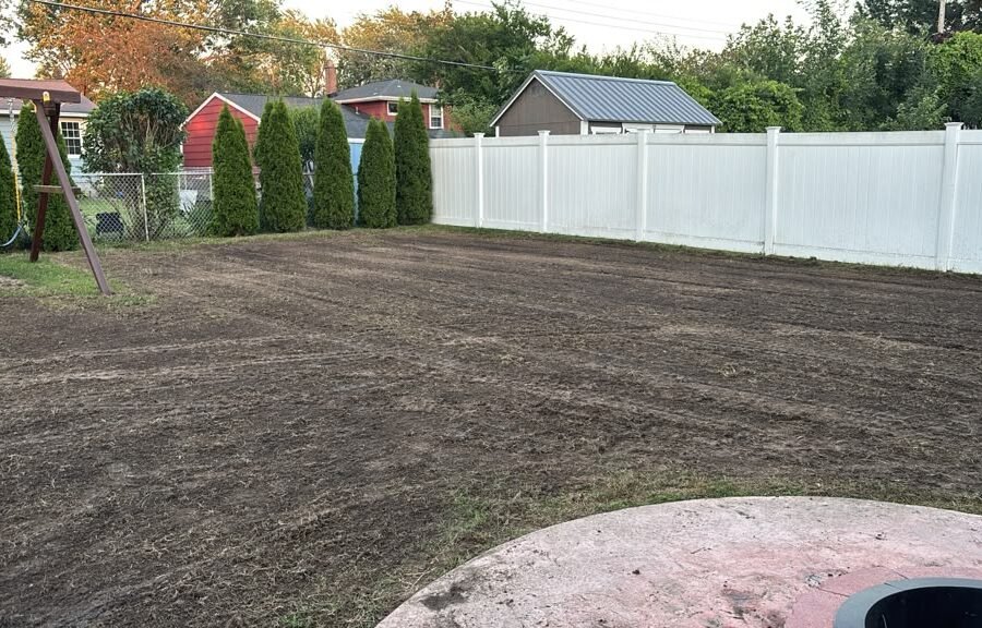 Completed landscaping project by KP Landscaping in Buffalo NY