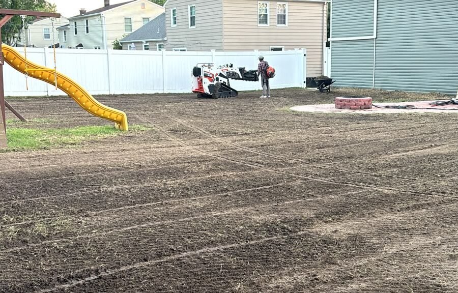 Completed landscaping project by KP Landscaping in Buffalo NY
