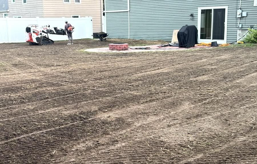 Completed landscaping project by KP Landscaping in Buffalo NY