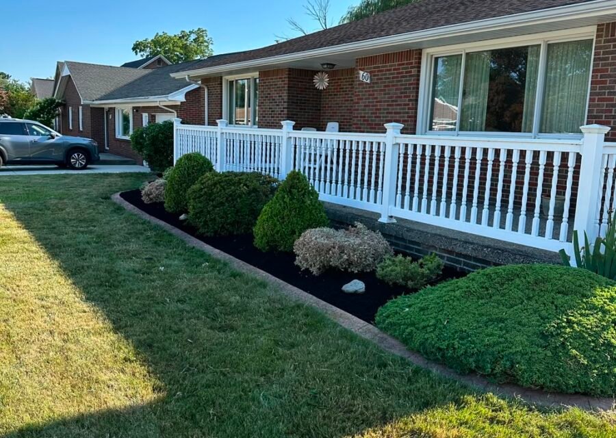 Completed landscaping project by KP Landscaping in Buffalo NY
