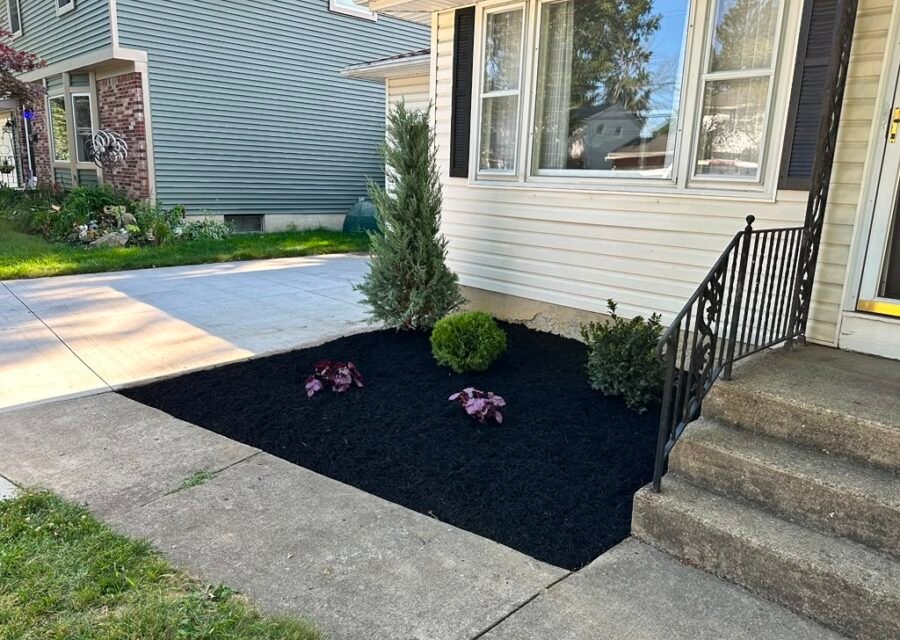 Completed landscaping project by KP Landscaping in Buffalo NY