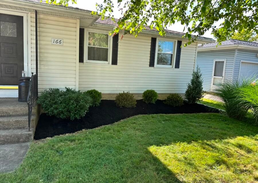 Completed landscaping project by KP Landscaping in Buffalo NY