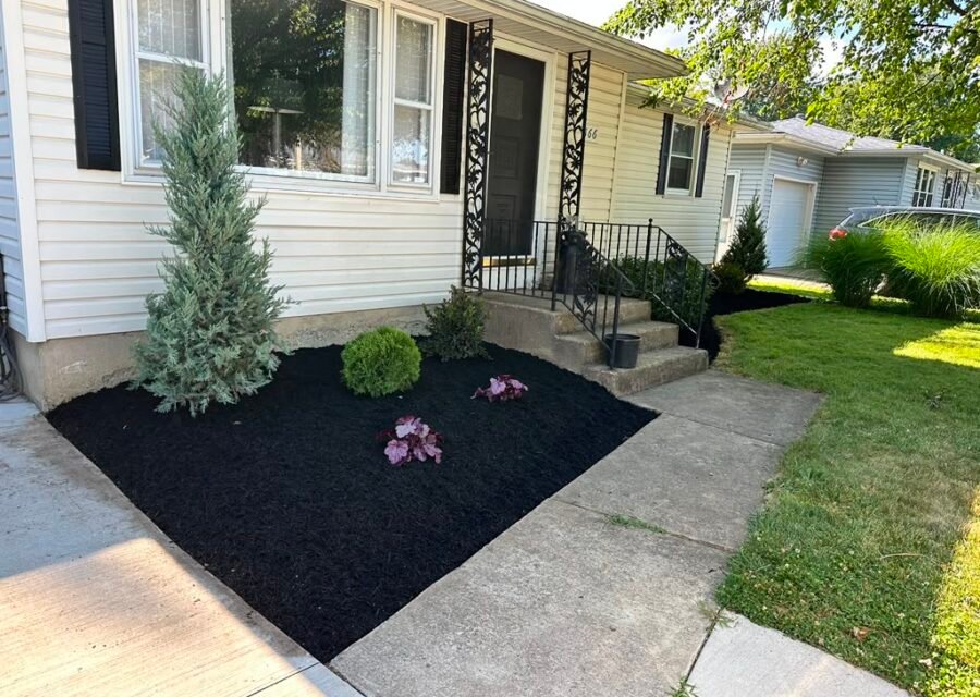 Completed landscaping project by KP Landscaping in Buffalo NY