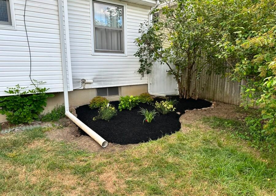 Completed landscaping project by KP Landscaping in Buffalo NY