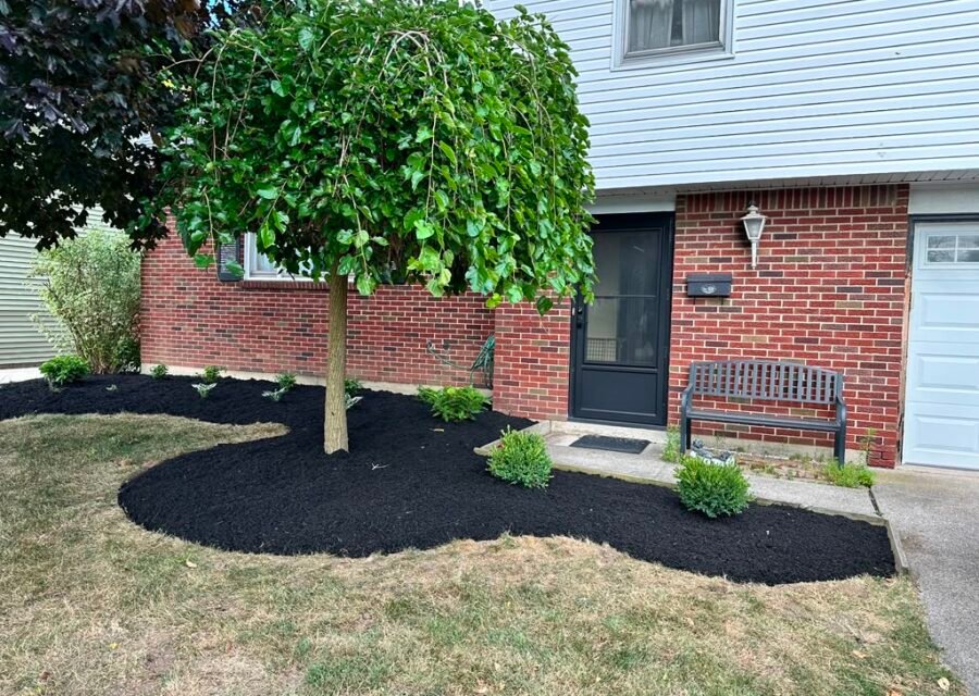Completed landscaping project by KP Landscaping in Buffalo NY